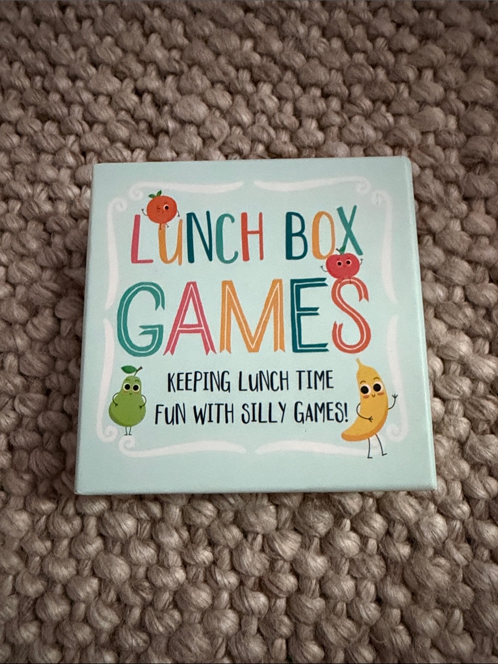 16 Lunch Box Games cards - lunch time Game for Kids